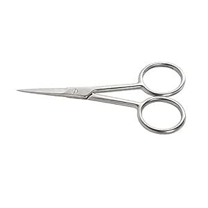Grooming Scissor Small for Facial Hair Cutting, Moustache Trimming ...