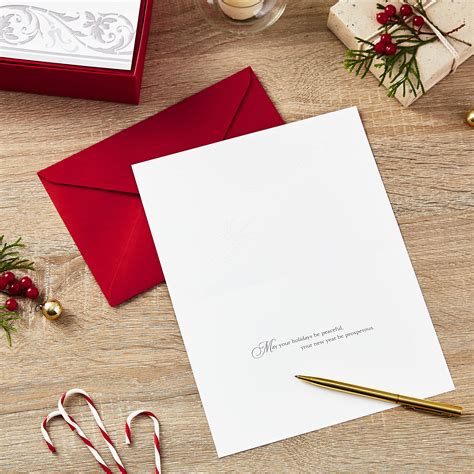 Buy Hallmark Boxed Holiday Cards (Season's Greetings Snowflake, 40 ...