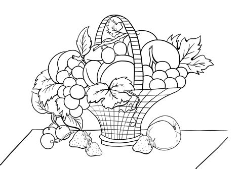 Dibujos De Frutas Para Colorear E Imprimir Kawaii - Dibujos para ...