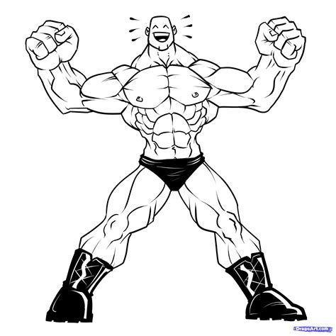 Muscle Guy Drawing at GetDrawings | Free download