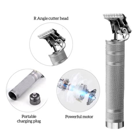 Buy Kemei Silver Cordless Hair Clippers Trimmer Shaver Clipper Cutting ...