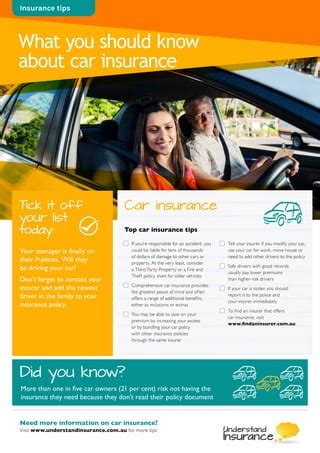 Vehicle Insurance Tips 的图像结果