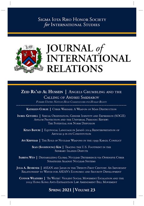 Current Issue — Sigma Iota Rho