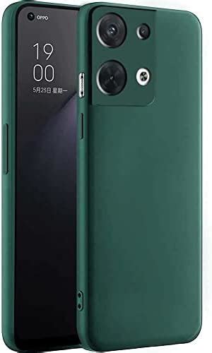 CROMBIE Liquid Silicone Oppo Reno 8 PRO 5G Case Cover | Microfiber ...