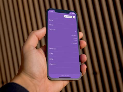 Mobile Menu - Awwwards