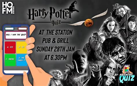 The Ultimate Harry Potter Pub Quiz At The Station Pub & Grill, Lytham ...