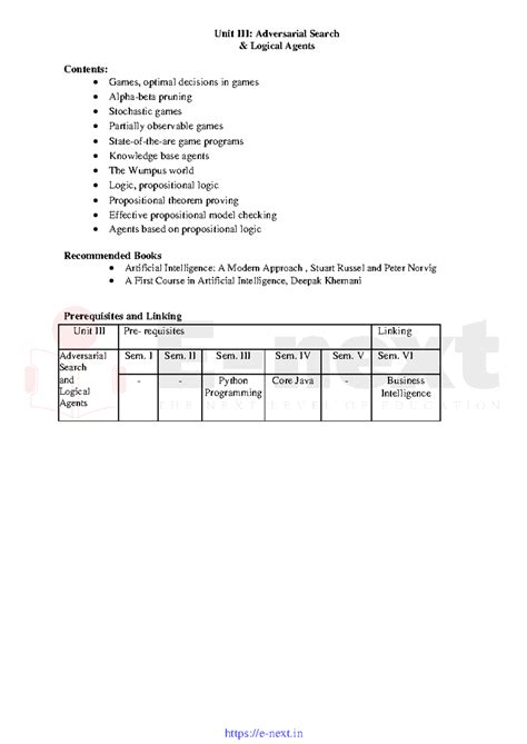 Unit-3 Adversarial Search (E-next - Unit III: Adversarial Search ...