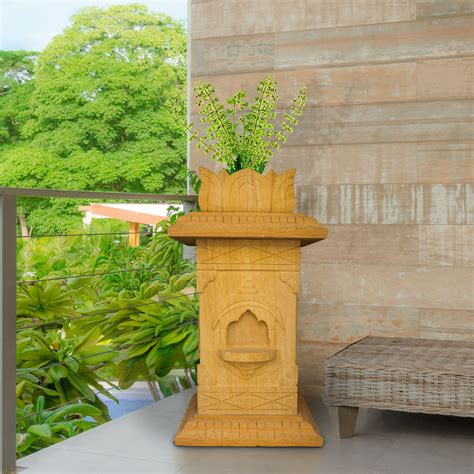 Marble Tulsi Pot for Home | Buy Online — Handicraft Bazaar