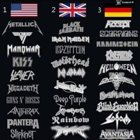 Pin by Han Solo on O Mundo do Rock | Rock band logos, Heavy metal music ...