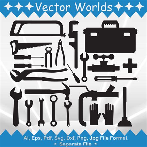 Plumber Tools Vector
