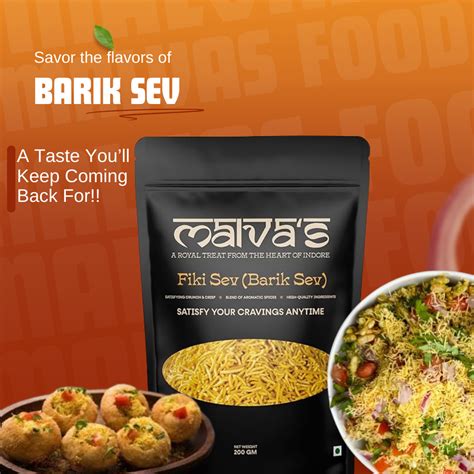 Buy Fiki Sev (Barik Sev) Online – Indian Snack by Malva's Food – Malvas ...