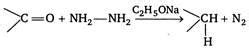 Reduction of aldehydes and ketones into hydrocarbons using hydraiene ...