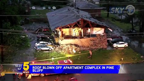 Severe Weather: Possible Tornado Hits Pine Bluff’s Broadmoor Area ...