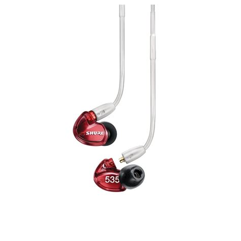 Shure SE535 Limited Edition Sound Isolating Earphones, Red at Gear4music