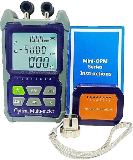 Techtest 4 in 1 Optical Power Meter with Laser Light Optical Fiber ...