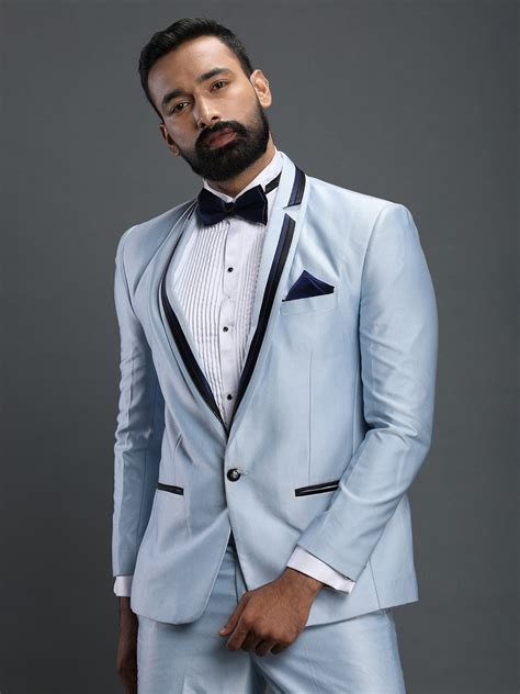 Rent Sky Blue Tux - Stylish Formal Wear at candidmen