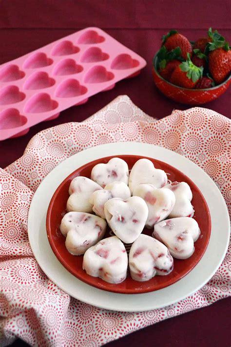 How To Make Frozen Strawberry Yogurt Bites | Healthy Family Project