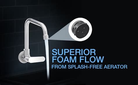 Kohler Beam Wall-Mount Sink Tap for Kitchen - Single Lever Cold-Only ...