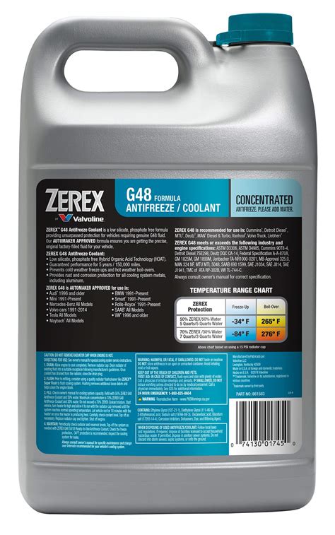 Snapklik.com : Valvoline Zerex G48 Concentrate Antifreeze/Coolant 1 GA