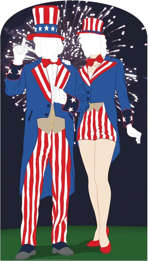 Buy Advanced Graphics Aunt and Uncle Sam Stand-in Life Size Cardboard ...