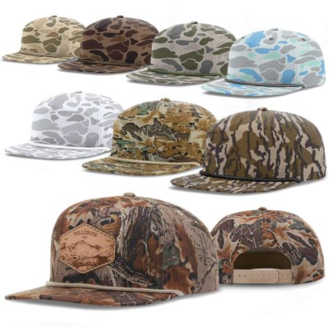 Richardson 256P Camo Umpqua Rope Hat Snapback Five-Panel Baseball Cap ...