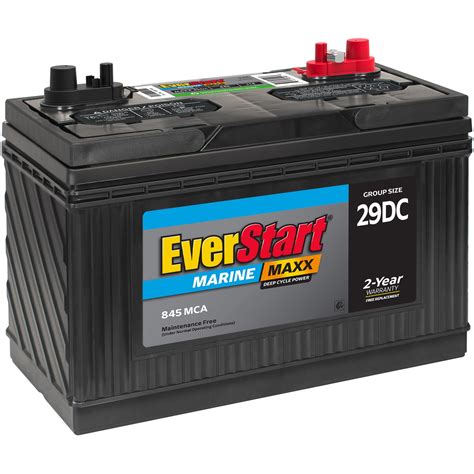 EverStart Maxx Lead Acid Marine & RV Deep Cycle Battery, Group Size ...