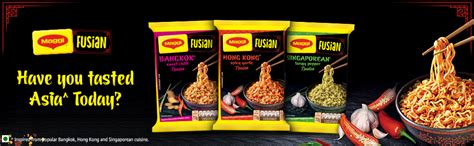 MAGGI Fusian Bangkok Sweet Chilli Noodles Pouch, Vegetarian - 70 Gm ...