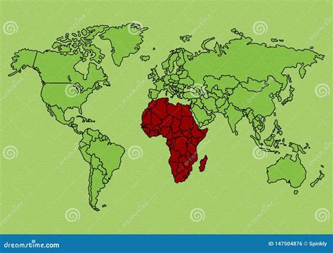 World Map - Africa Royalty-Free Stock Image | CartoonDealer.com #12278014