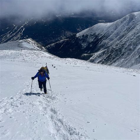 Beautiful bluebird day for my first mountaineering experience on Mt ...