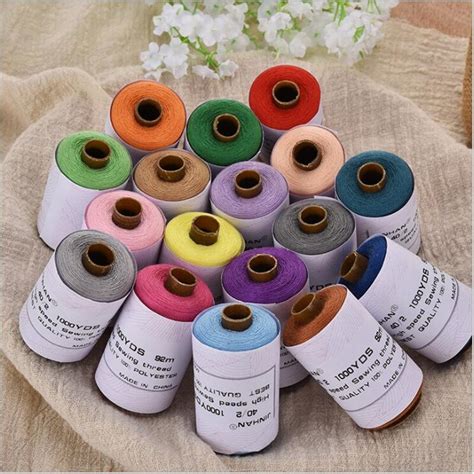24 different colors sewing thread 1000 yards each ... – Grandado