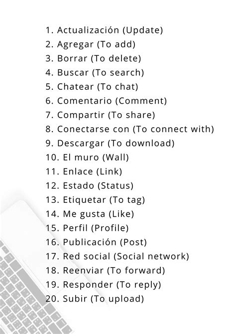 20 Must-Know Spanish Words for Social Media