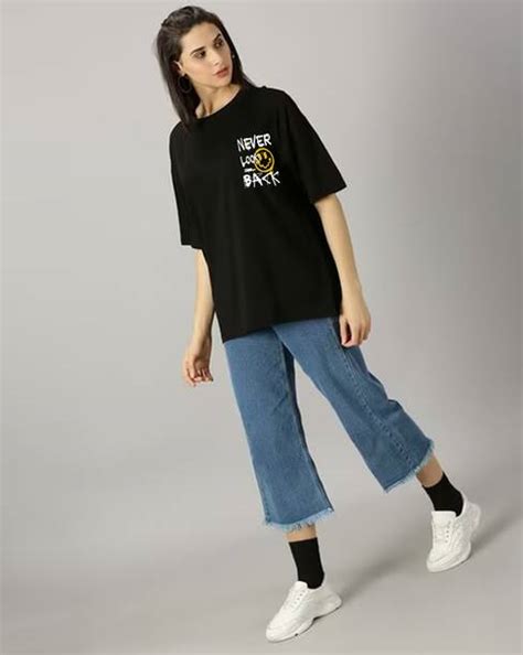 Black T Shirt Women - Buy Black T Shirt Women online at Best Prices in ...