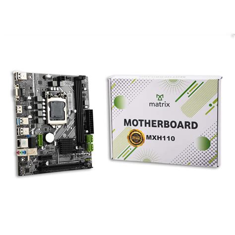 Amazon.in: Buy Matrix H110 6th/7th Generation Micro ATX Motherboard II ...