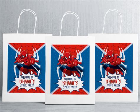 Spiderman Theme Oversized Return Gift Bag – Party Supplies India