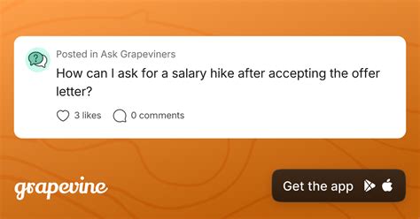 How can I ask for a salary hike after accepting the offer letter ...
