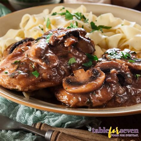 Carrabbas Chicken Marsala Recipe - Table for Seven