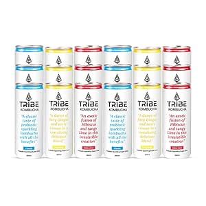 Tribe Kombucha Naturally Sparkling Herbal Tea | Probiotic Super Drink ...