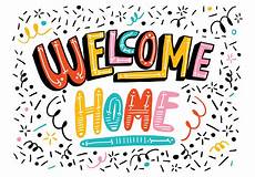 Welcome Home Clipart by Bright Welcome Home Lettering Free Vectors Welcome Home Clipart