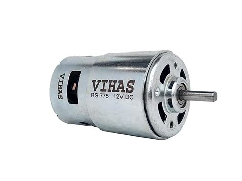 VIHAS RS-775 12V Brushed DC Motor | Made In India | 100% Copper Winding ...