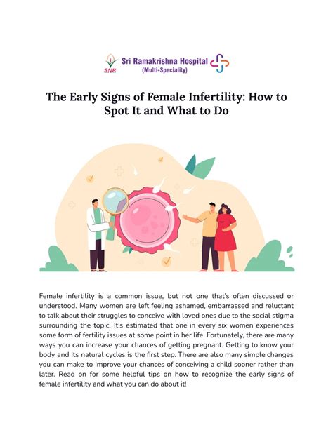 PPT - The Early Signs of Female Infertility_ How to Spot It and What to Do (1) PowerPoint ...