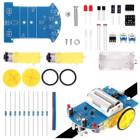 Buy ICStation Simple Robot Soldering Practice Kit, Electronic DIY ...