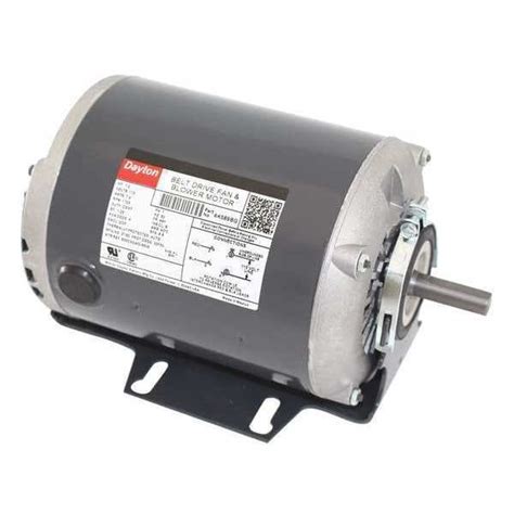 Dayton Split-Phase Belt Drive Motor, 1/2 HP, 48 Frame, 115V AC Voltage ...
