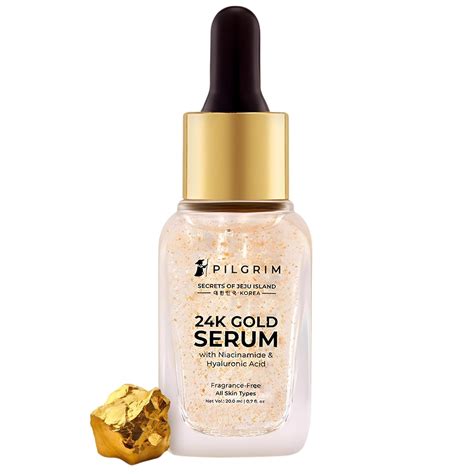 Pilgrim 24K Gold Face Serum With Niacinamide & Hyaluronic Acid
