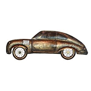Collectible India Metal Brown Vintage Car Wall Hanging & Mounted Art ...