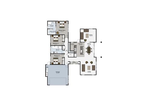 Modern H Shaped Floor Plans
