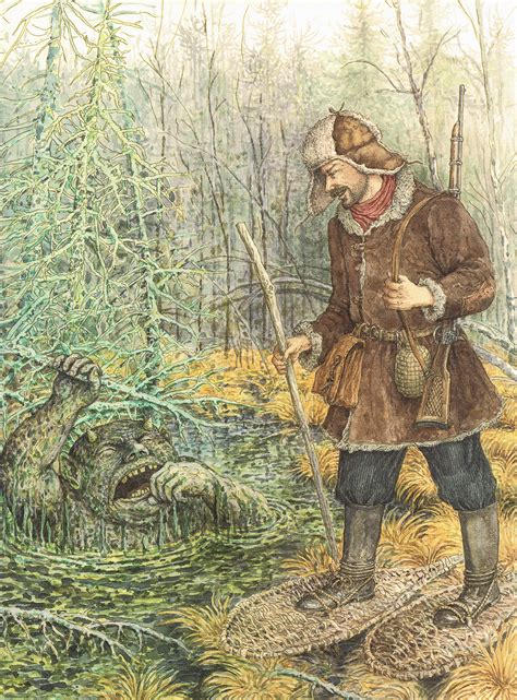 Болотник. Иллюстрация Валерия Славука | Bestiary.us