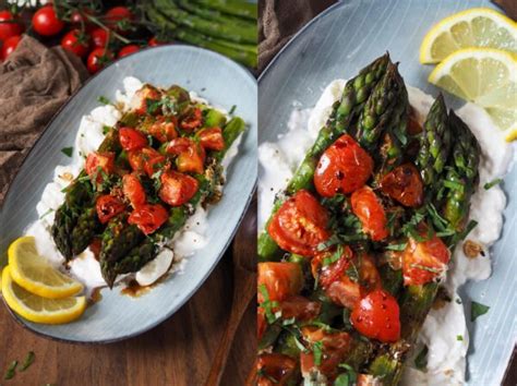 Grillspargel auf Burrata - ein Genuss im Frühling - Wiewowasistgut