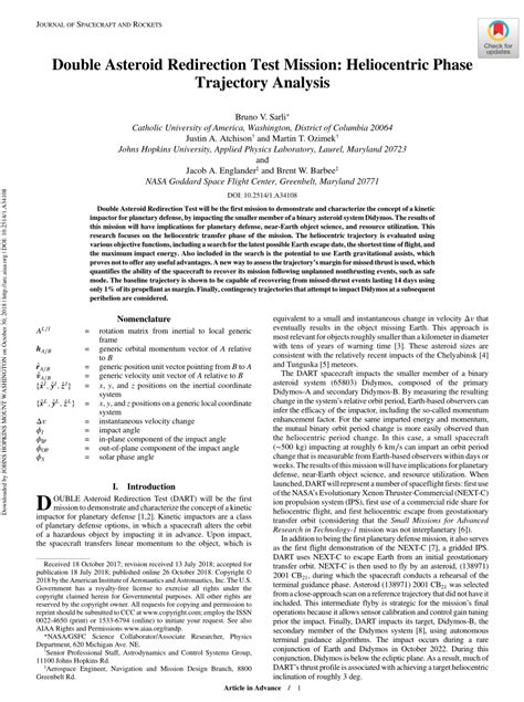 Double Asteroid Redirection Test Highlights 的图像结果
