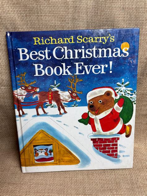 Vintage 1981 Richard Scarry's Best Christmas Book Ever/children's ...