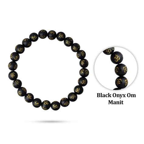 Giri - Black Onyx Bracelet | Om Mani Bracelet | Japa Bracelet — Giri ...
